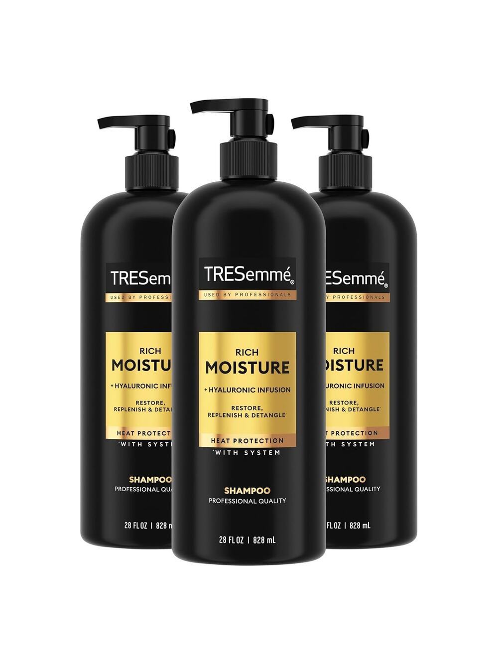 (3 PACK) Tresemme Shampoo Rich Moisture 28oz Pump